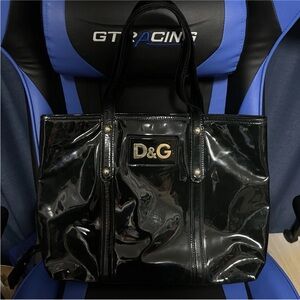 Dolce & Gabbana Shiny Black Tote